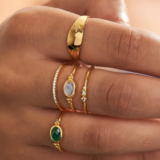 GOLD VERMEIL RINGS