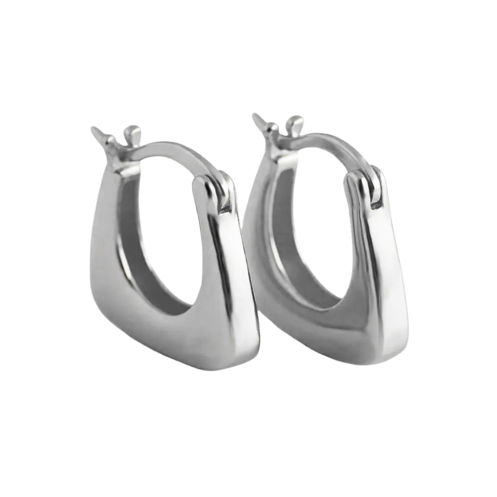 Kayla Hoops Silver
